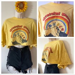 Grateful Dead Oversized Crop Top